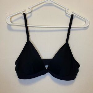 Calvin Klein Black Wireless Triangle Bra